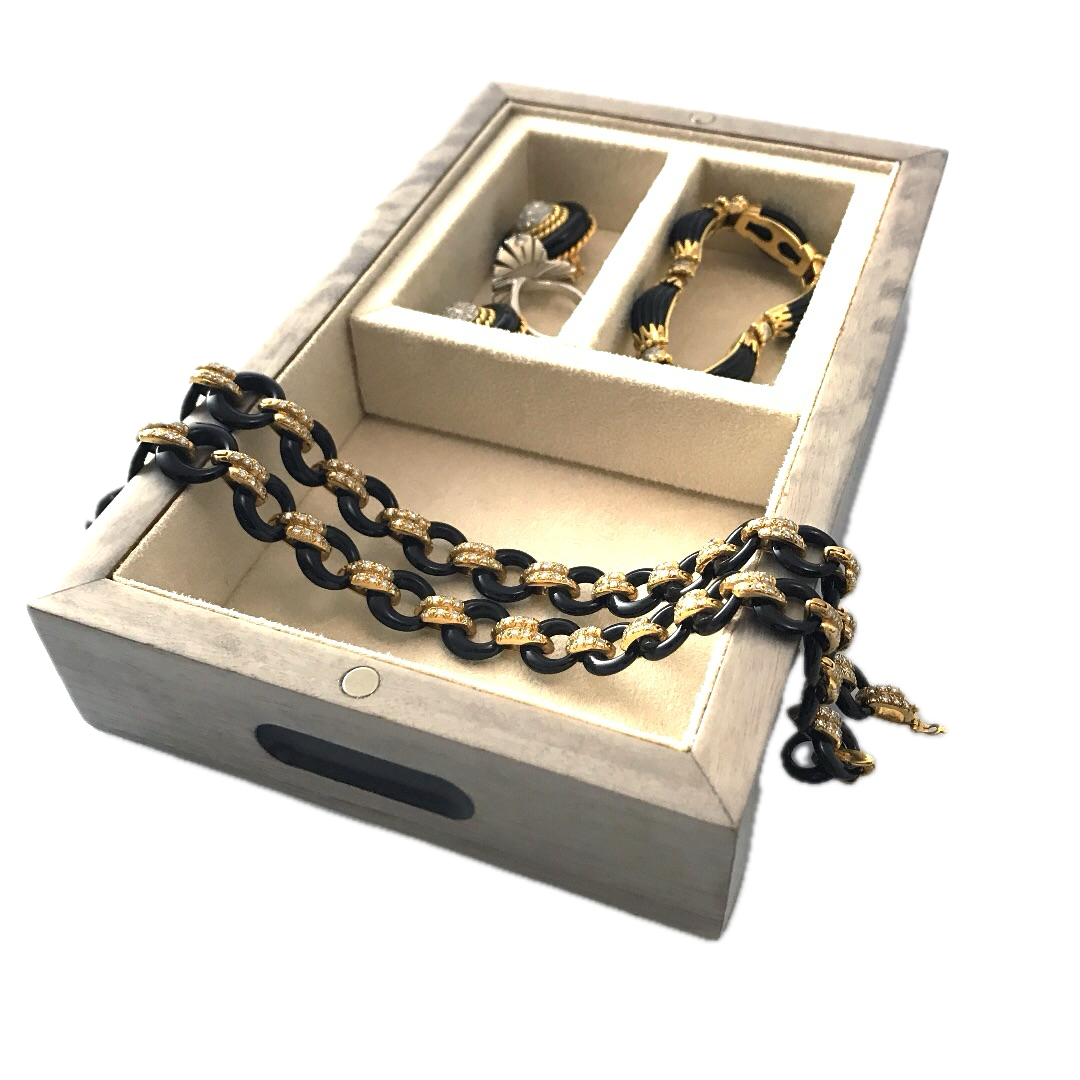 Sterling Grey Mini Jewellery Box