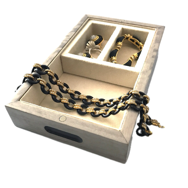 Sterling Grey Mini Jewellery Box