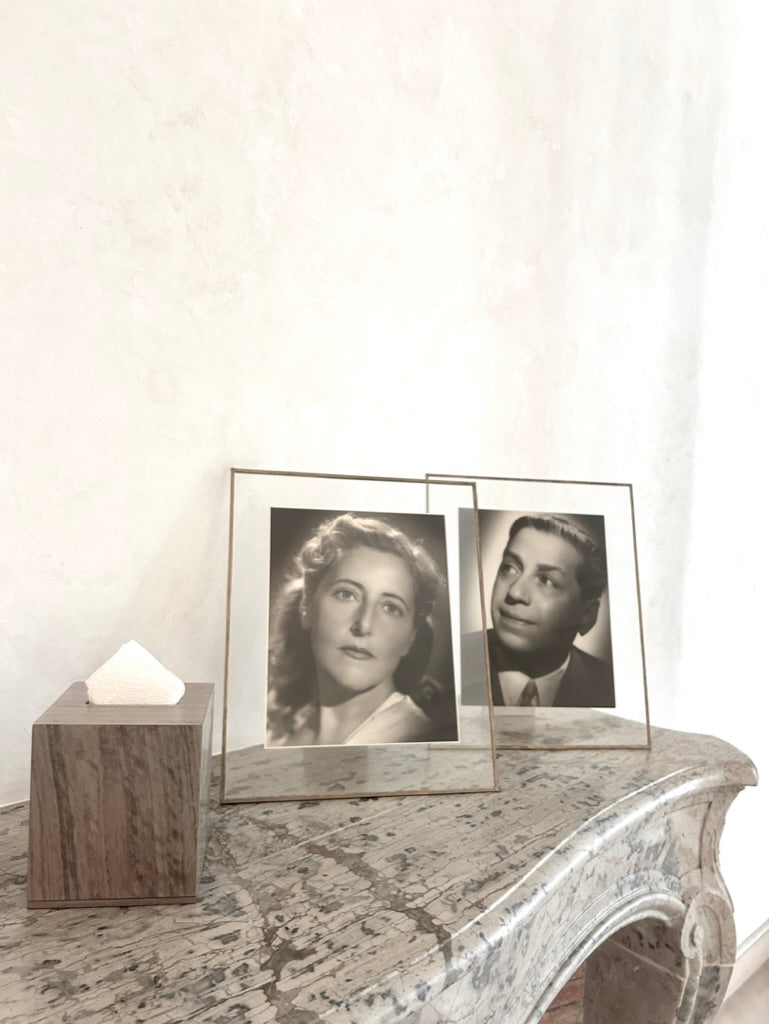 Boutique Tissue Box - Sterling Grey