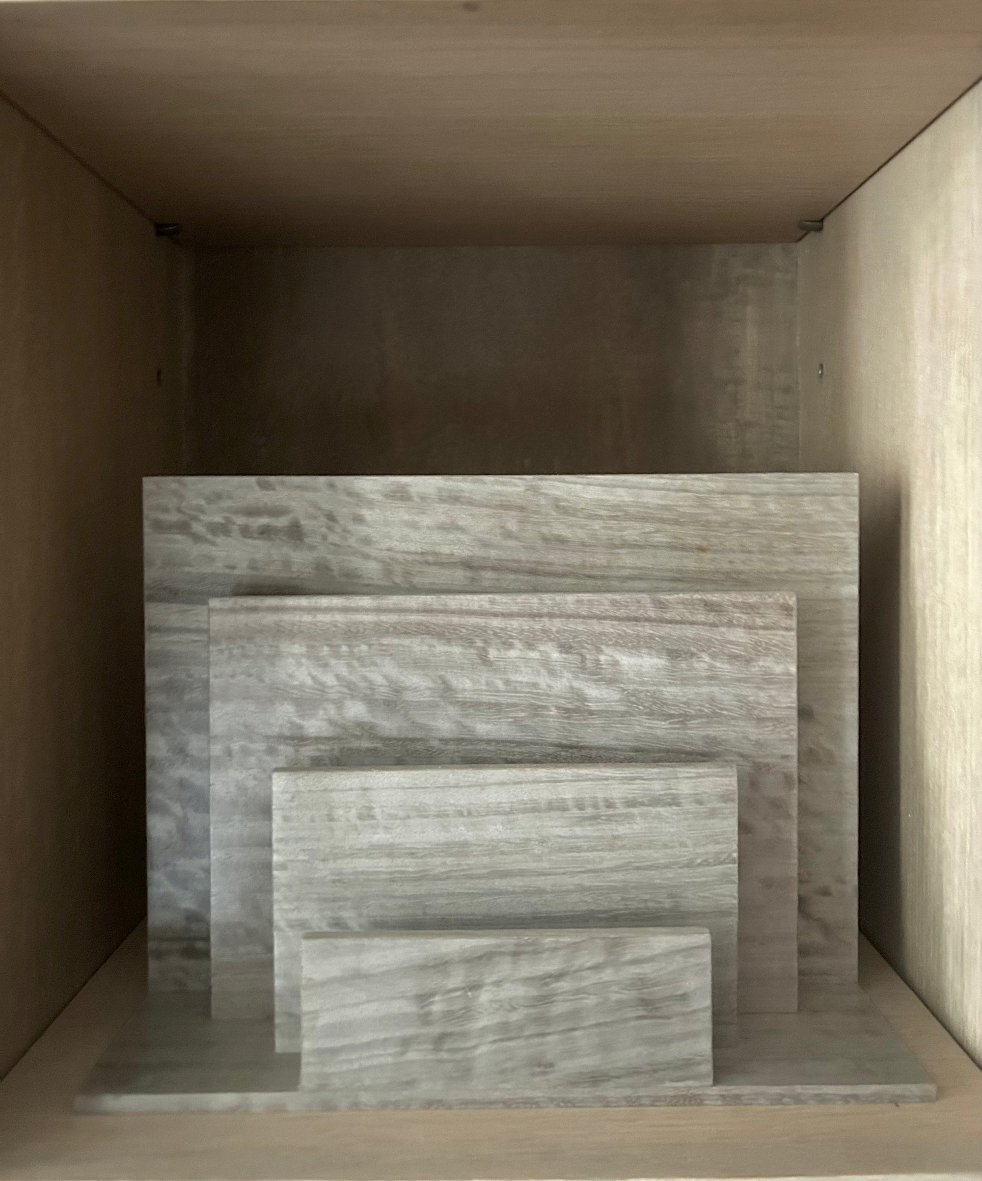 Letter Holders - Sterling Grey