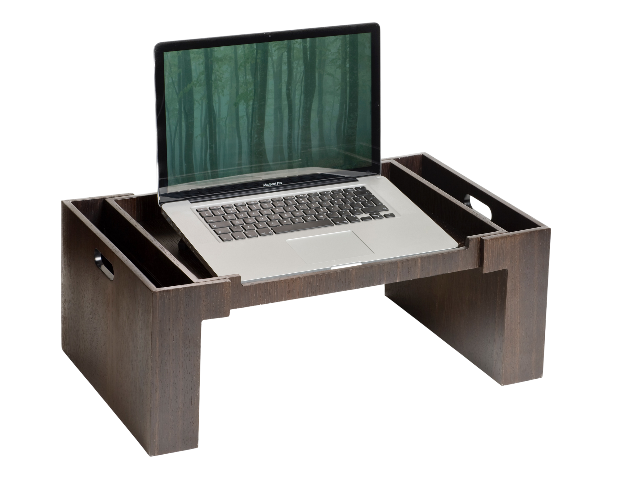 Pamper Bed Tray - Smoked Oak