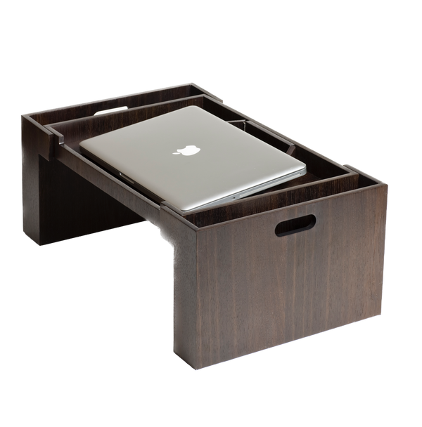 Pamper Bed Tray - Smoked Oak