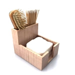 Cotton Pad Holder - Blush Curly Maple