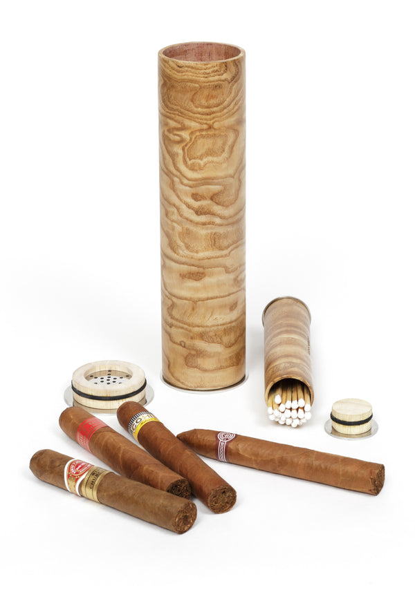 Cigar Humidifier and Match Striker - Tamo Ash Exclusive Creations
