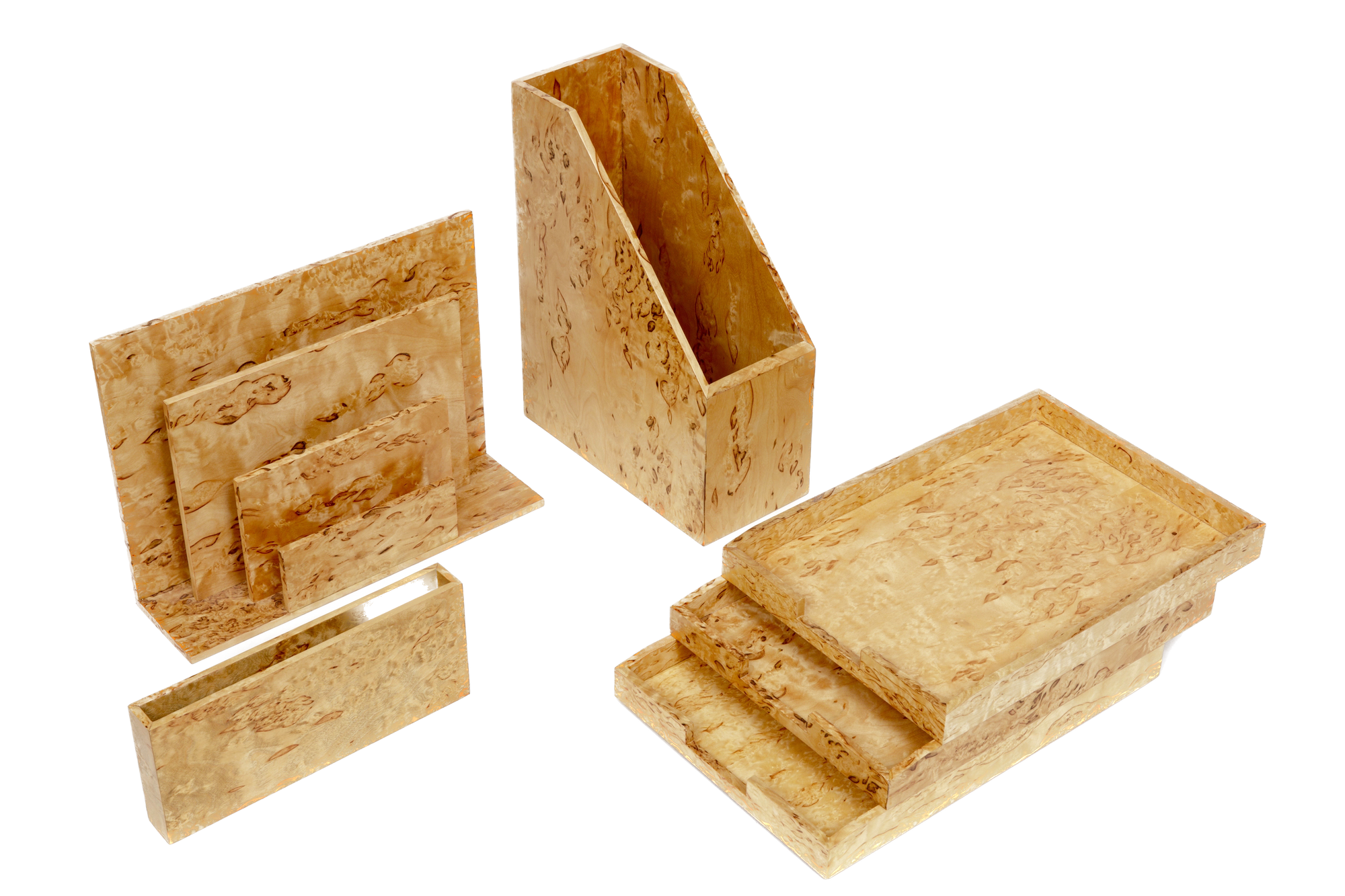 Karelian Birch Exclusive Creations Magazine Holder