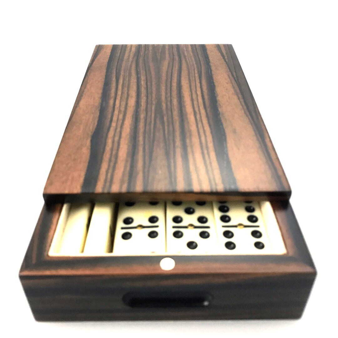 Royal Ebony Macassar Exclusive Creations Dominoes Set