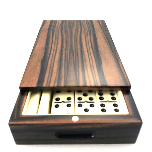 Royal Ebony Macassar Exclusive Creations Dominoes Set