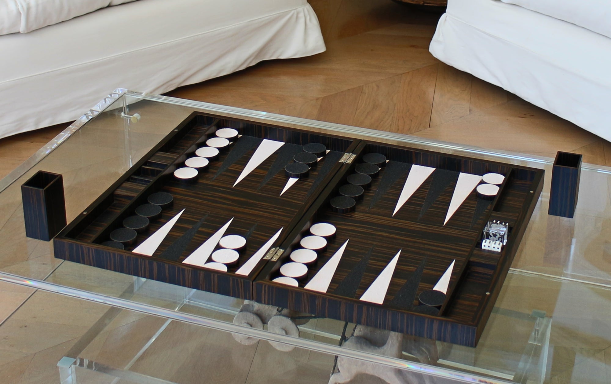 Luxury Backgammon Sets & Boards - Dark Ebony