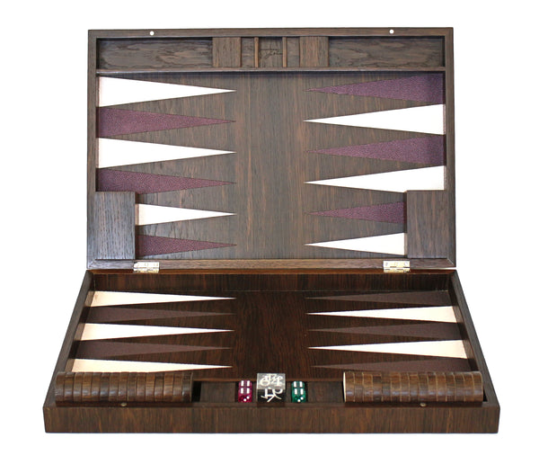 Backgammon Sets & Boards - Smoked Oak