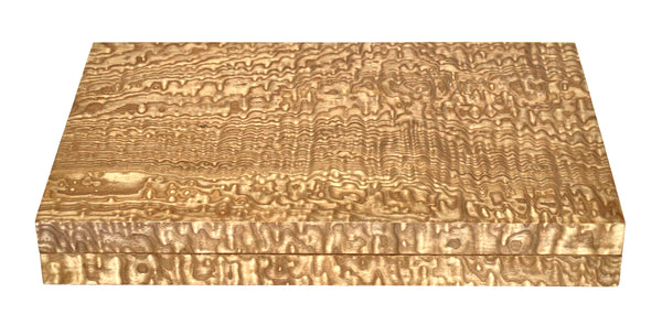 Tamo Ash Exclusive Creations Backgammon Set (Copper Black & Gold)