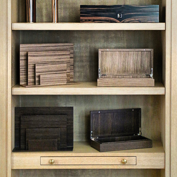 Lying Down Storage Box - Large - Dark Ebony