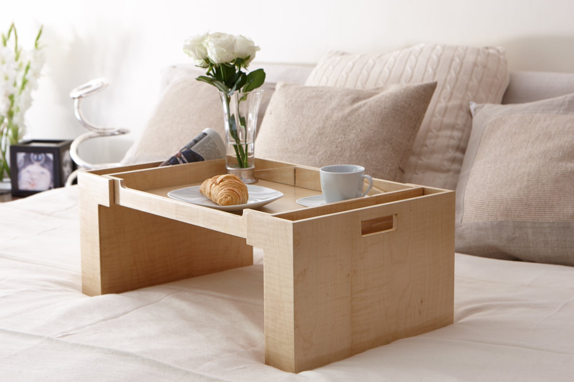 Figured Sycamore Exclusive Pamper Tray