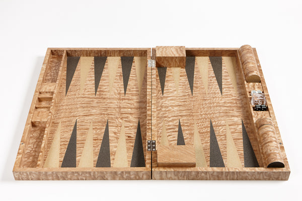 Tamo Ash Exclusive Creations Backgammon Set (Copper Black & Gold)