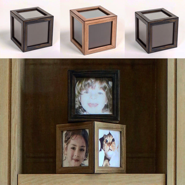 Set of THREE Large Photo Cubes