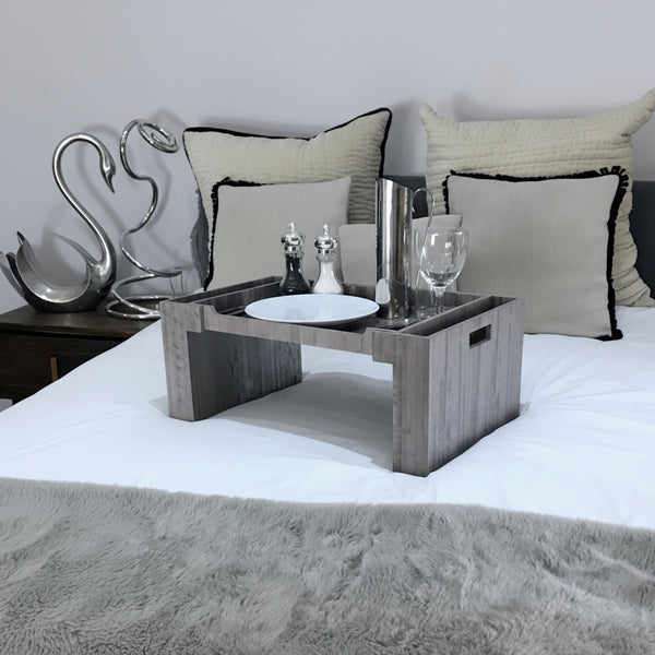 Pamper Bed Tray - Sterling Grey