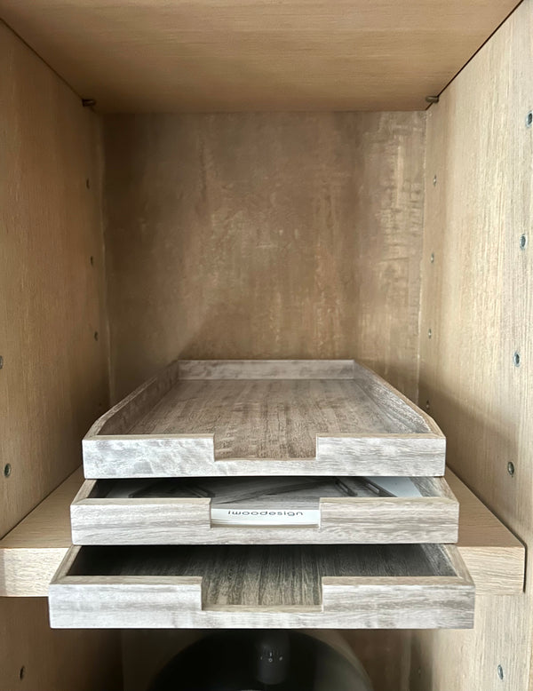Desk Set - Sterling Grey
