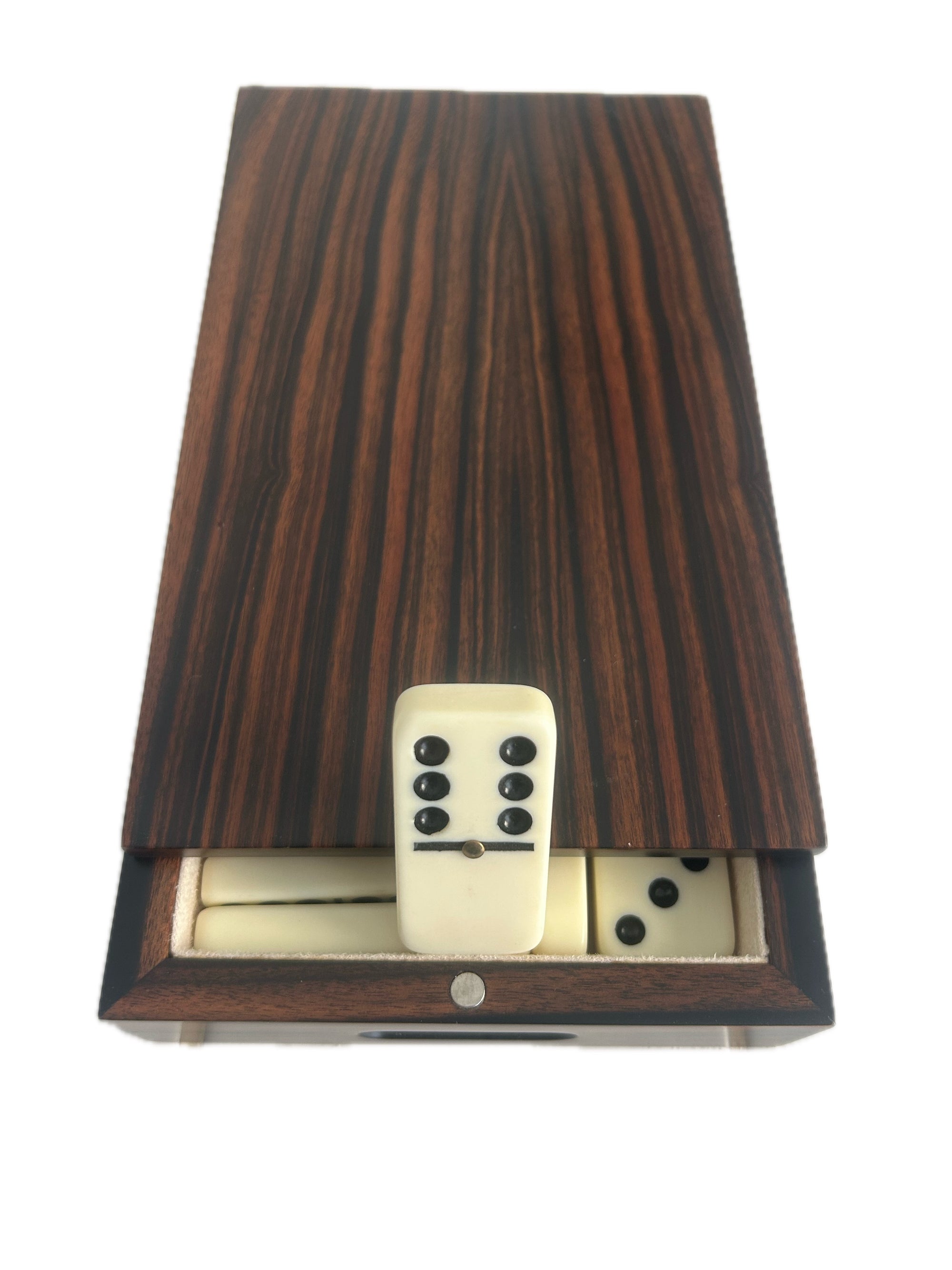 Royal Ebony Macassar Exclusive Creations Dominoes Set