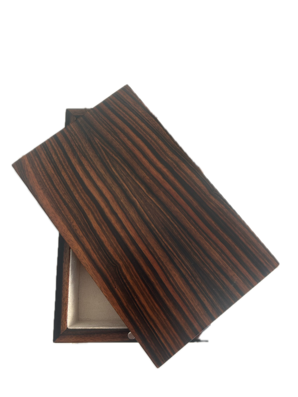 Royal Ebony Macassar Exclusive Creations Mini Jewellery Box