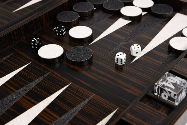 Luxury Backgammon Sets & Boards - Dark Ebony