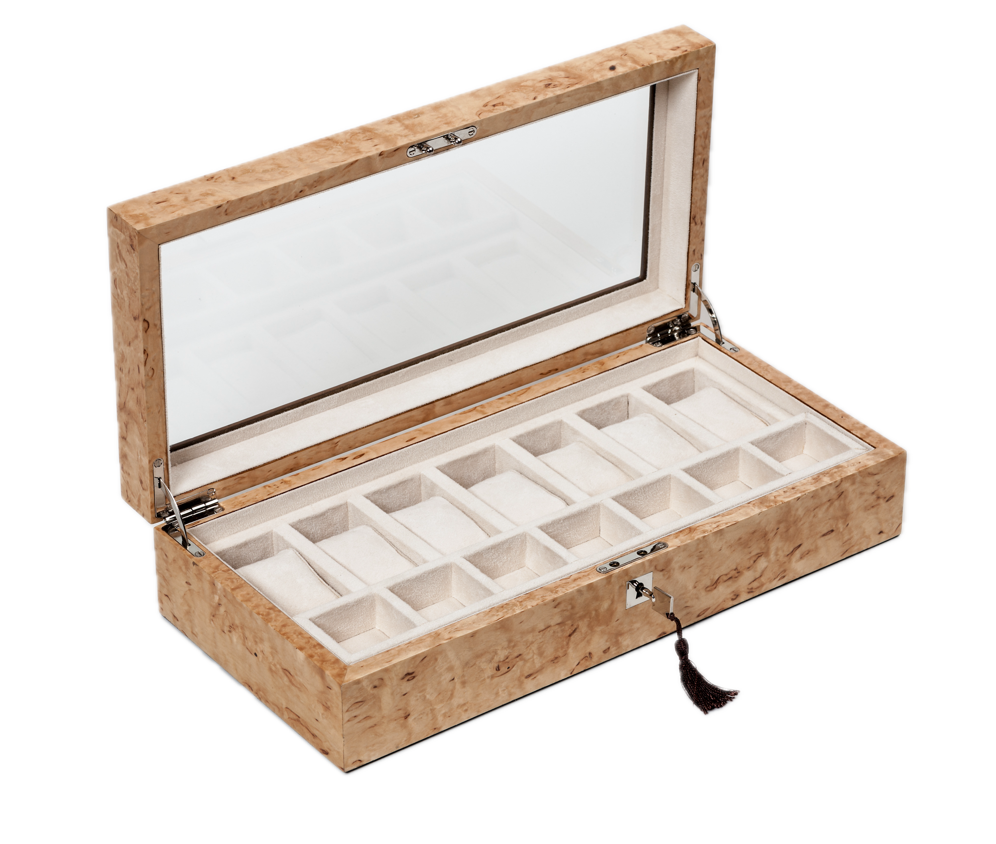 Karelian Birch Exclusive Creations Watch Box