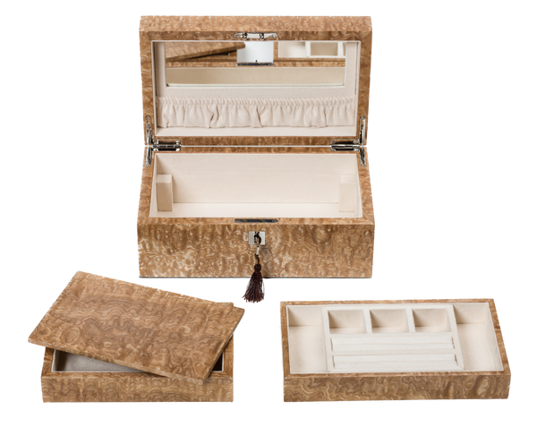 Japanese Tamo Ash Exclusive Creations Jewellery Box