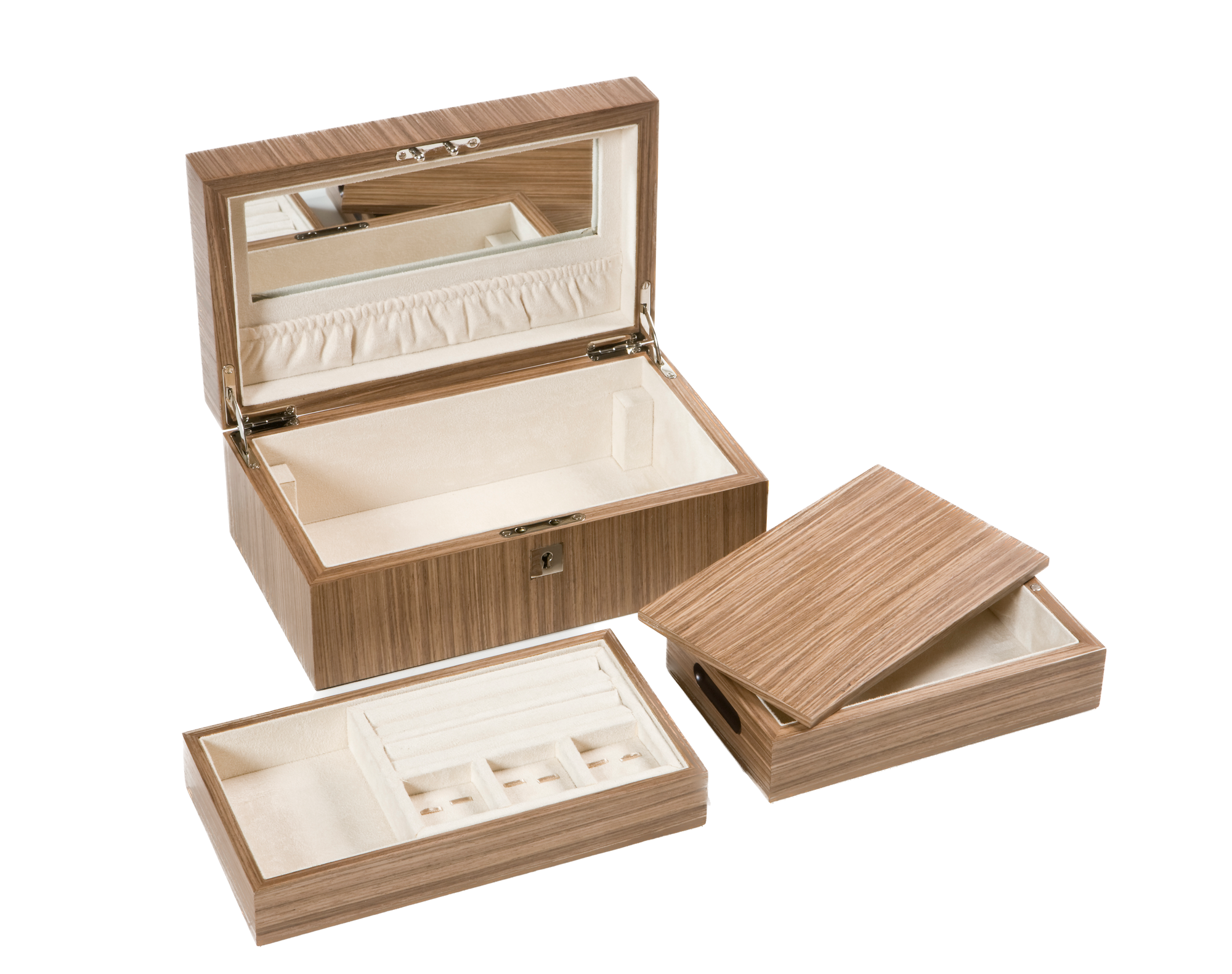 Jewellery Boxes - Warm Walnut