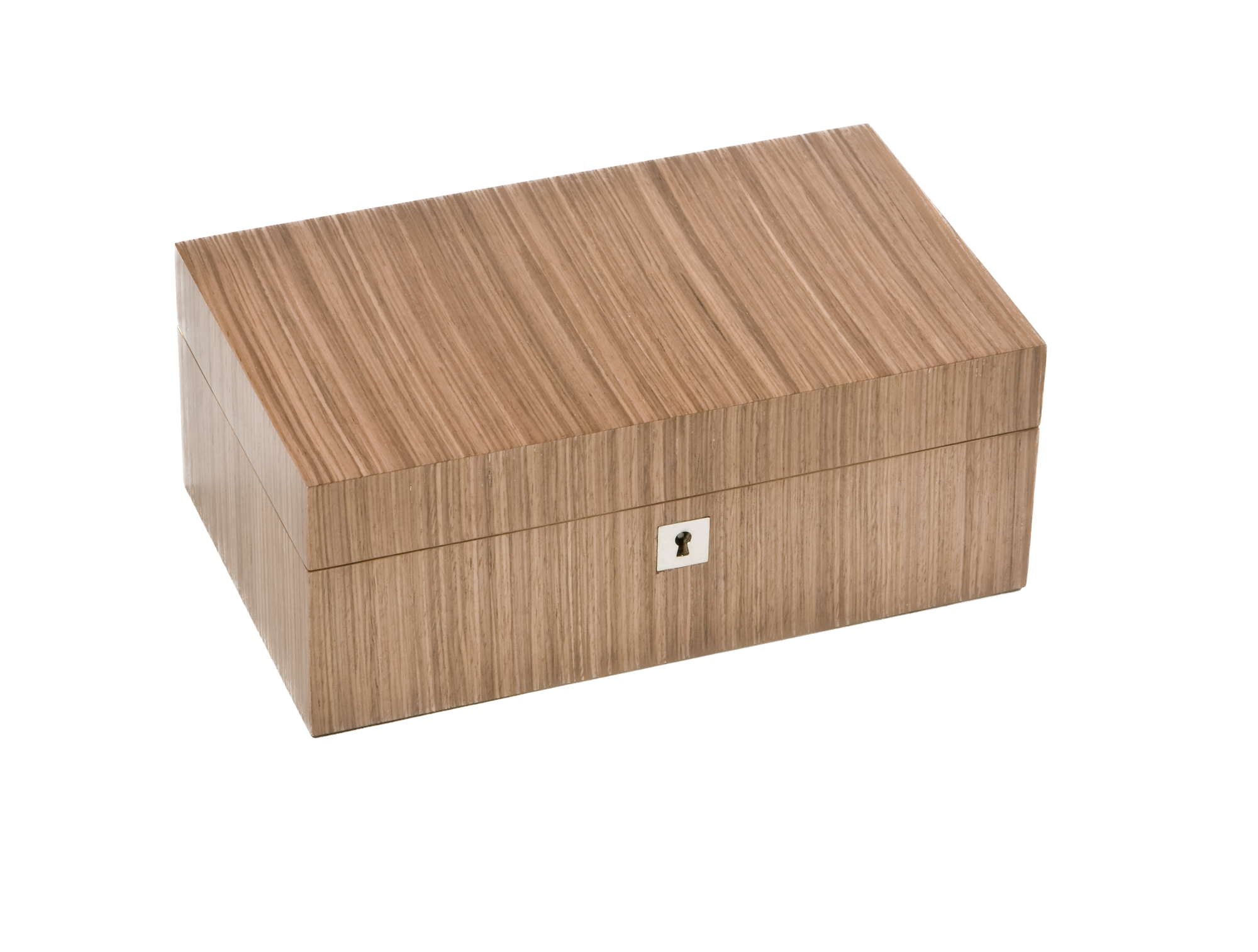 handcrafted warm walnut jewellery box rare wood luxury gift UK