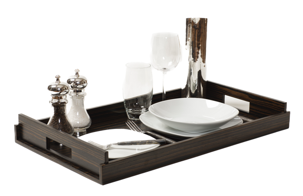 Nest of Wood Trays - Dark Ebony