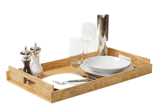 LARGE Wood Trays - Karelian Birch Exclusive Creations