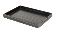 Stackable Letter Trays - Dark Ebony
