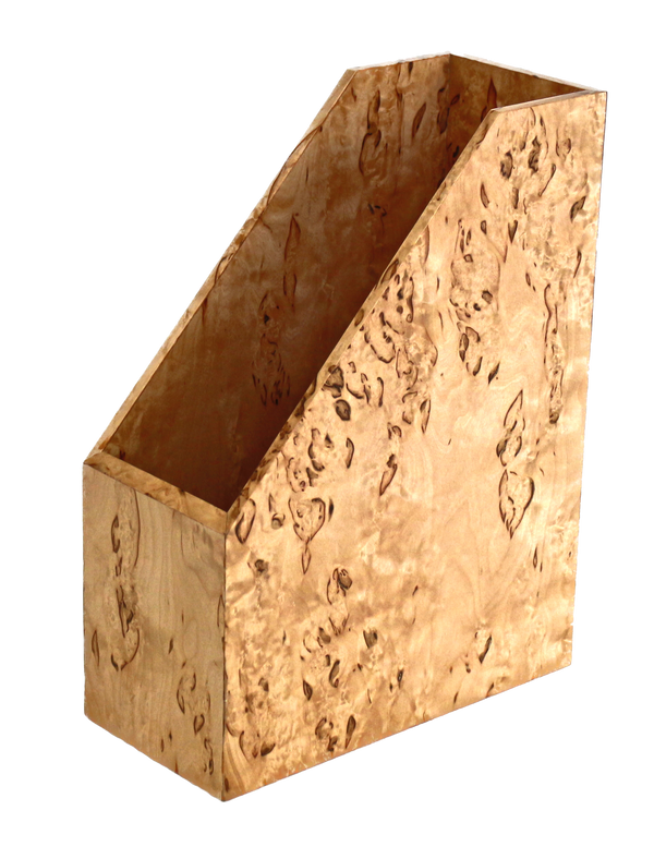 Karelian Birch Exclusive Creations Magazine Holder