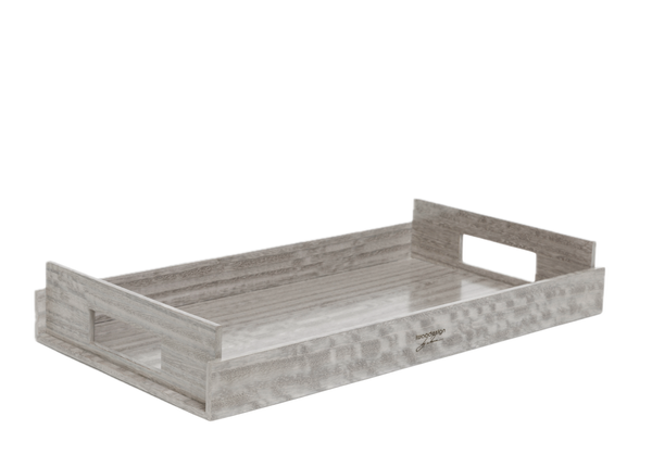 MEDIUM Wood Trays - Sterling Grey