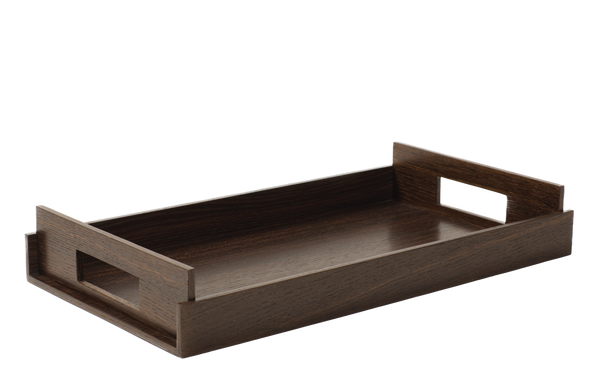 MEDIUM Wood Trays - Smoked Oak