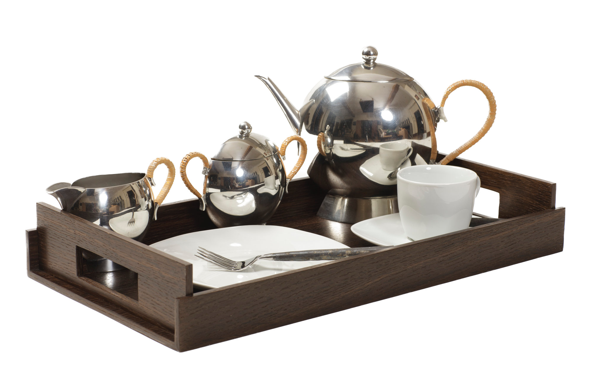 Nest of Wood Trays - Smoked Oak