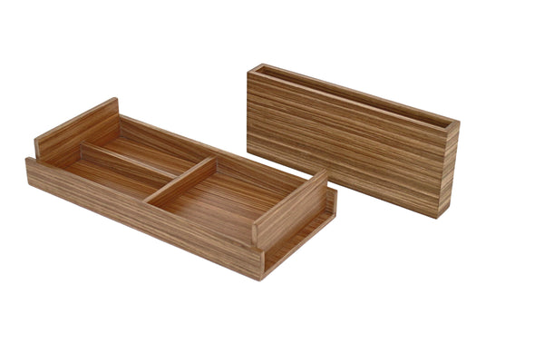 Coin Tray- Warm Walnut