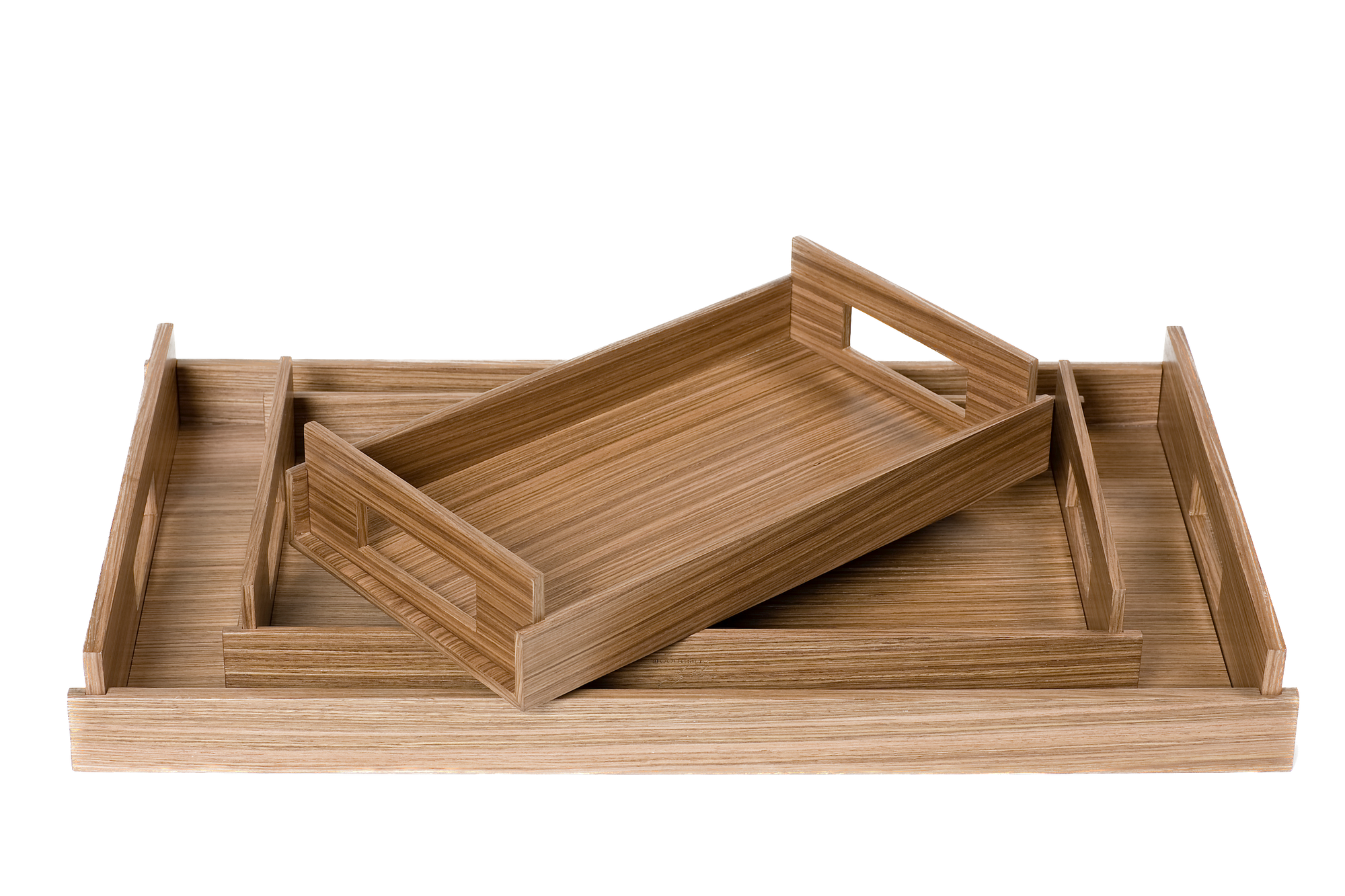 MEDIUM Wood Trays - Warm Walnut