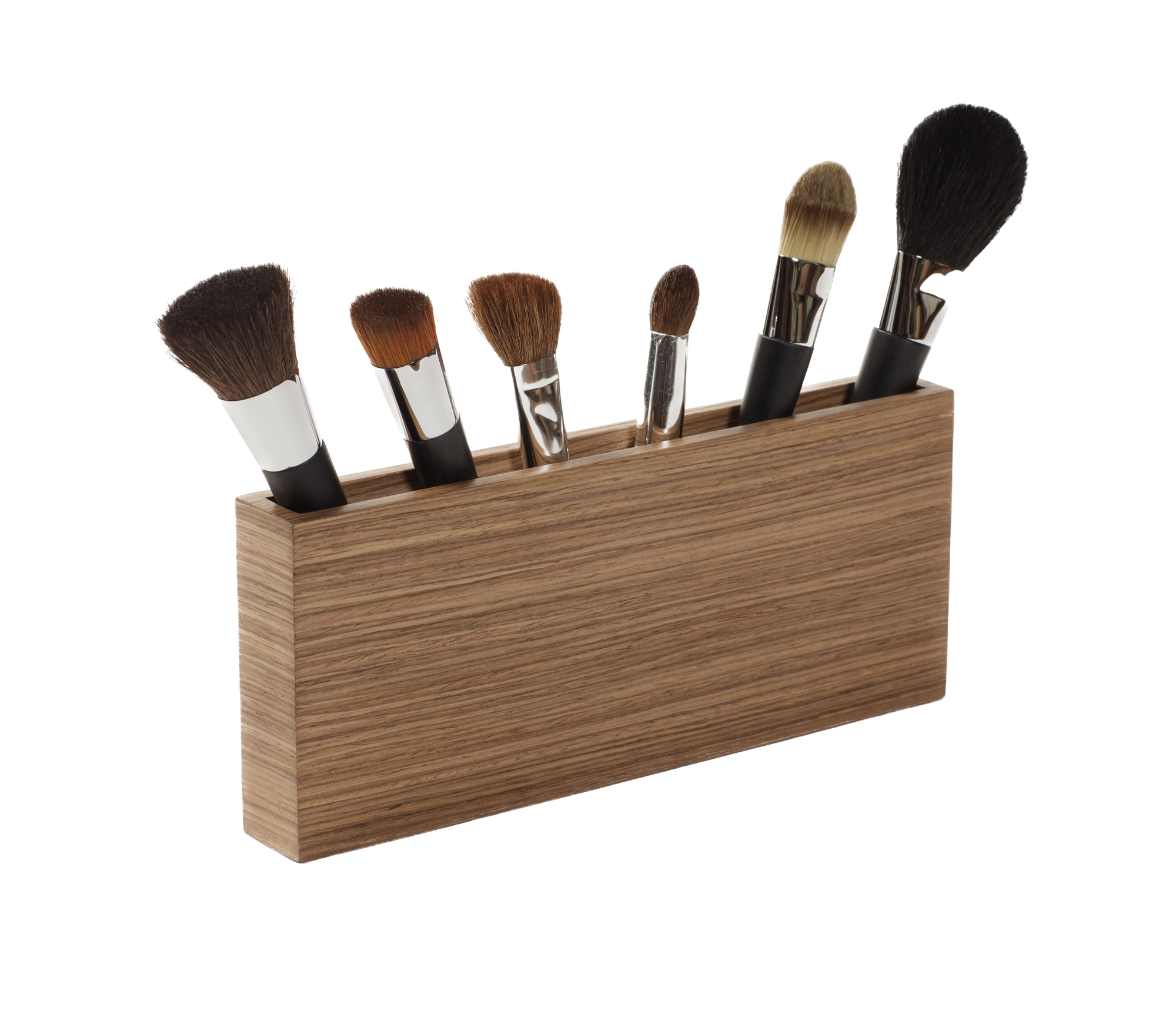 Bathroom Accessories Set- Warm Walnut