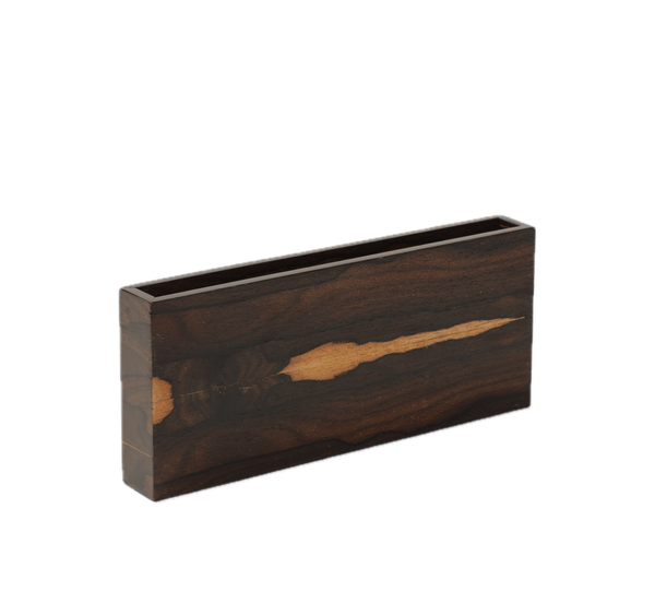 handcrafted ziricote pen box rare wood luxury gift UK