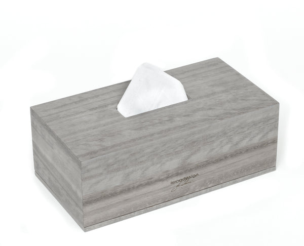 Rectangle Tissue Box - Sterling Grey