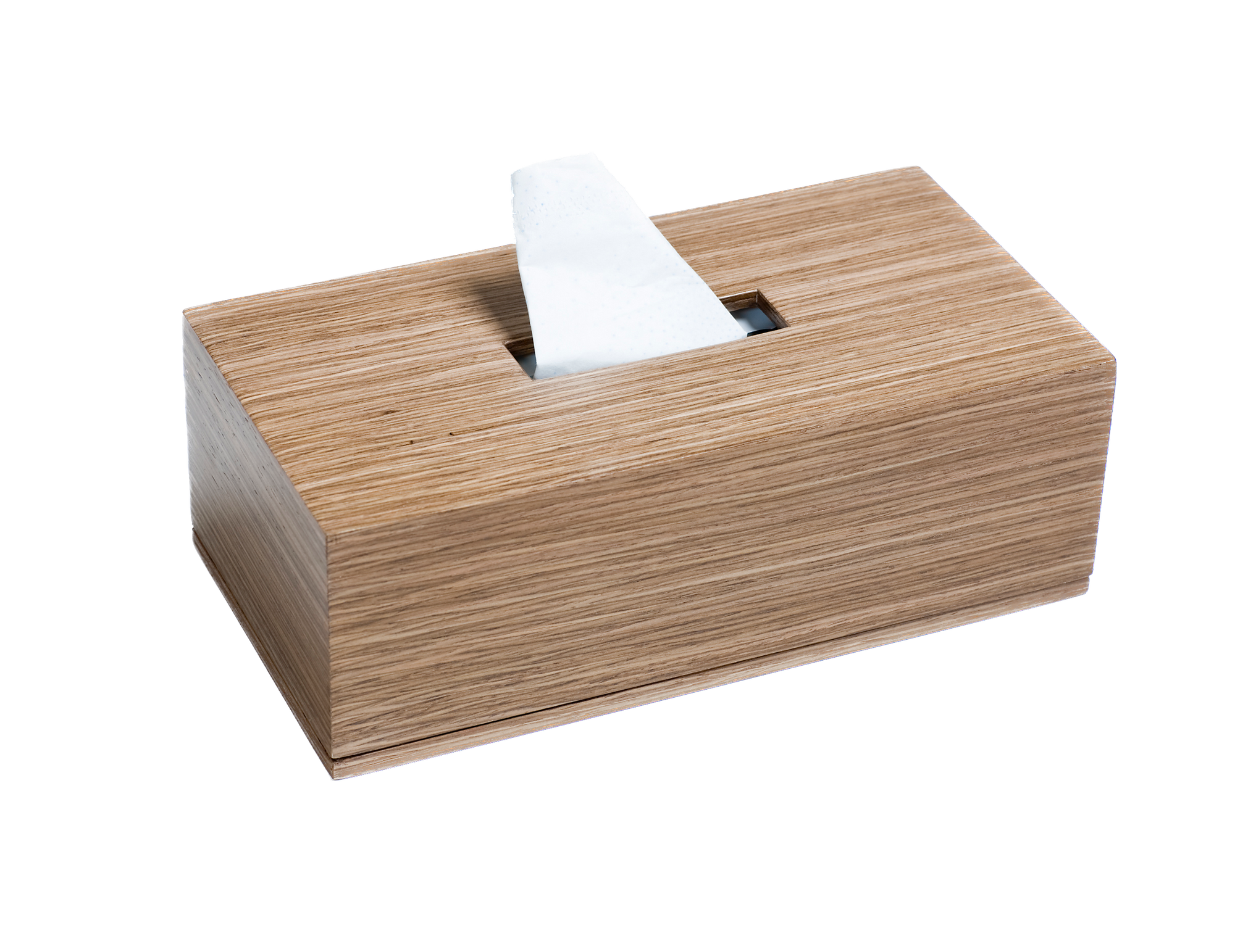 Rectangle Tissue Box - Warm Walnut