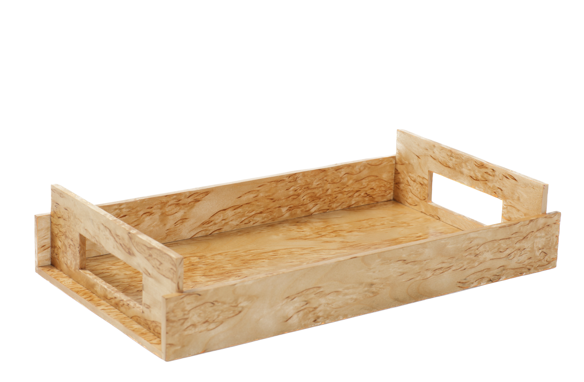 Karelian Birch Exclusive Creations Nest of Trays