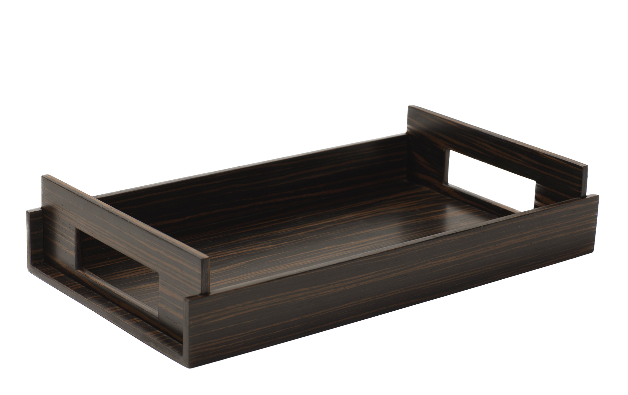Nest of Wood Trays - Dark Ebony