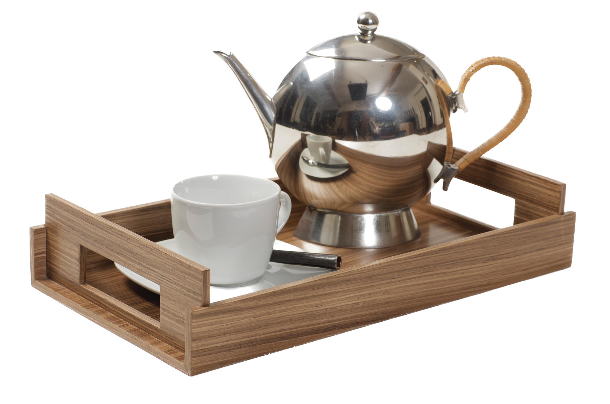 Nest of Wood Trays - Warm Walnut