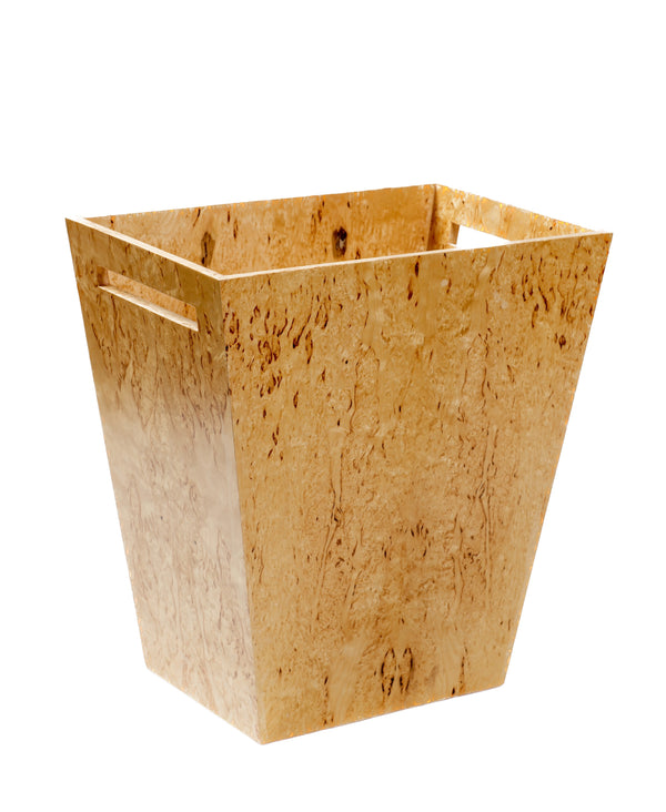 Karelian Birch Exclusive Creations Stylish Bin