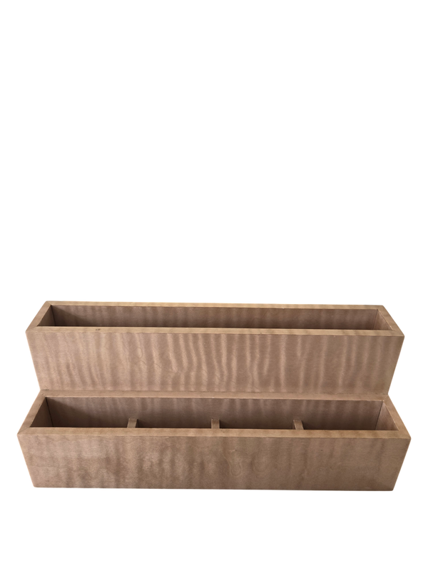 Bathroom Organiser - Blush Curly Maple