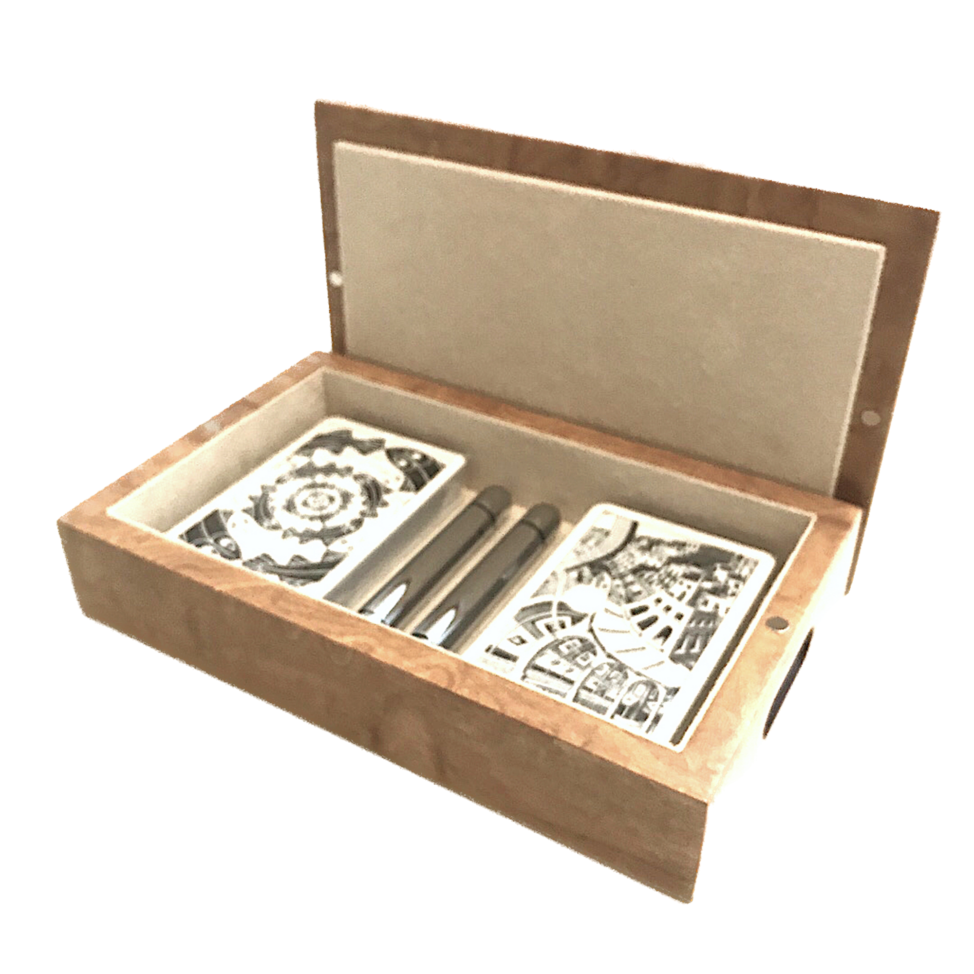 handcrafted tamo ash dominoes set rare wood luxury gift UK