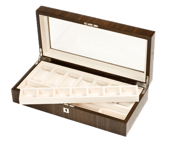 Timeless Watch Box - Smoked Oak