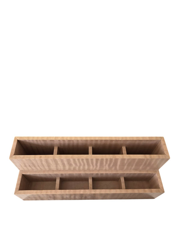 Bathroom Organiser - Blush Curly Maple