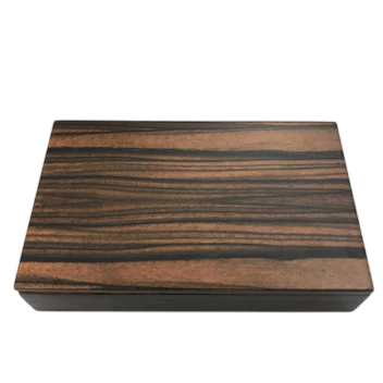 handcrafted royal ebony macassar dominoes set rare wood luxury gift UK