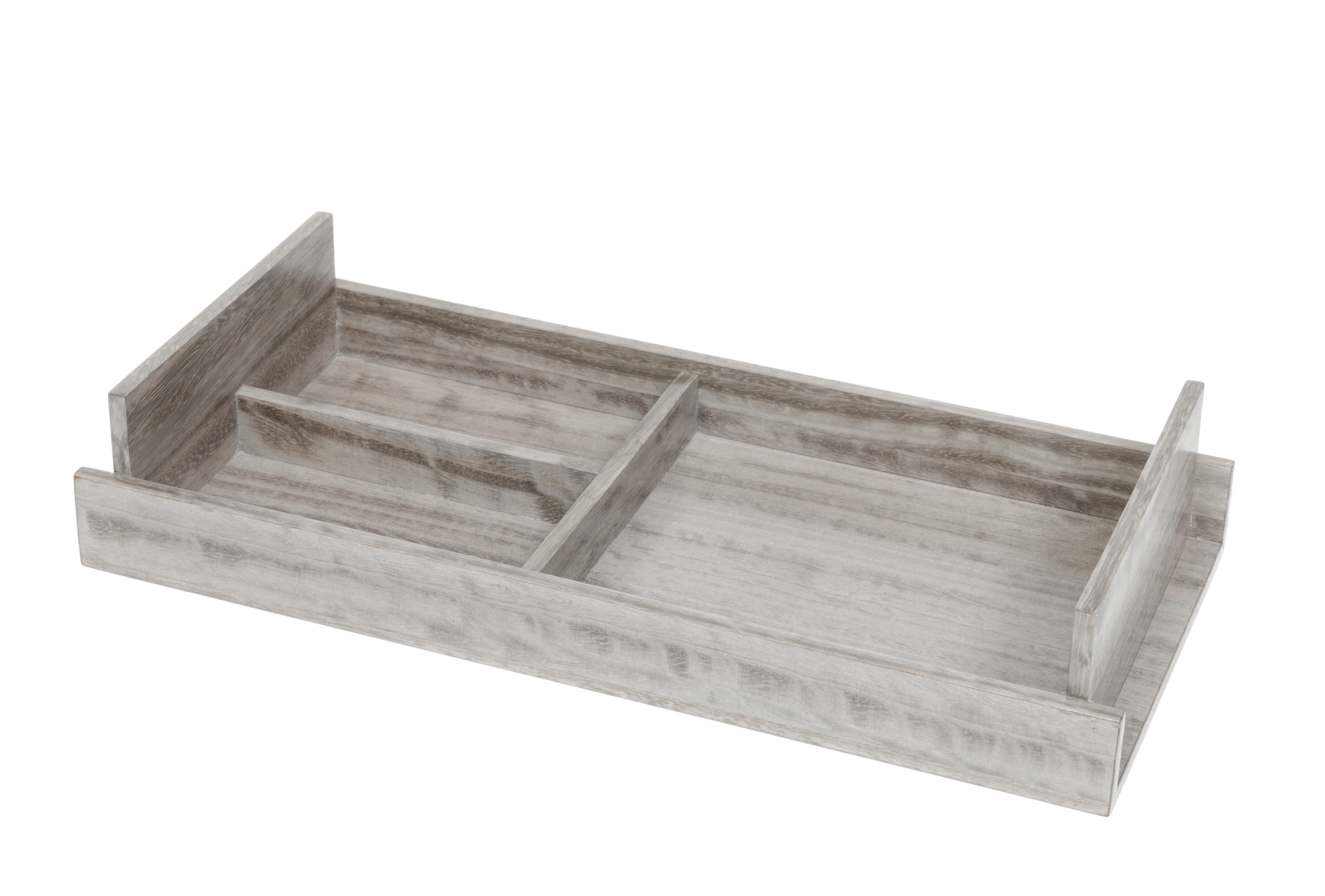 handcrafted grey figured eucalyptus coin tray rare wood luxury desk accessory UK